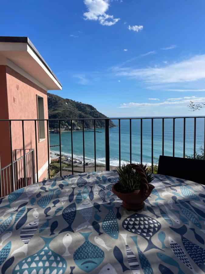Ocean View Flat With Wi-Fi, Ac And Elevator To Town Appartement Levanto Buitenkant foto